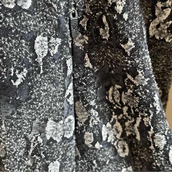 Lululemon Run Briskly 1/2 Zip Eventide Jacquard Black Alpine White Size 4 - Picture 13 of 15